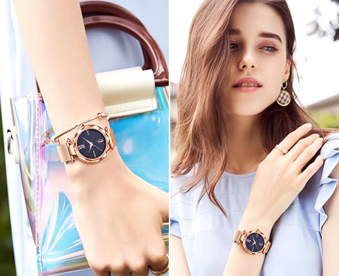 Женщина в часах Starry Sky Watch